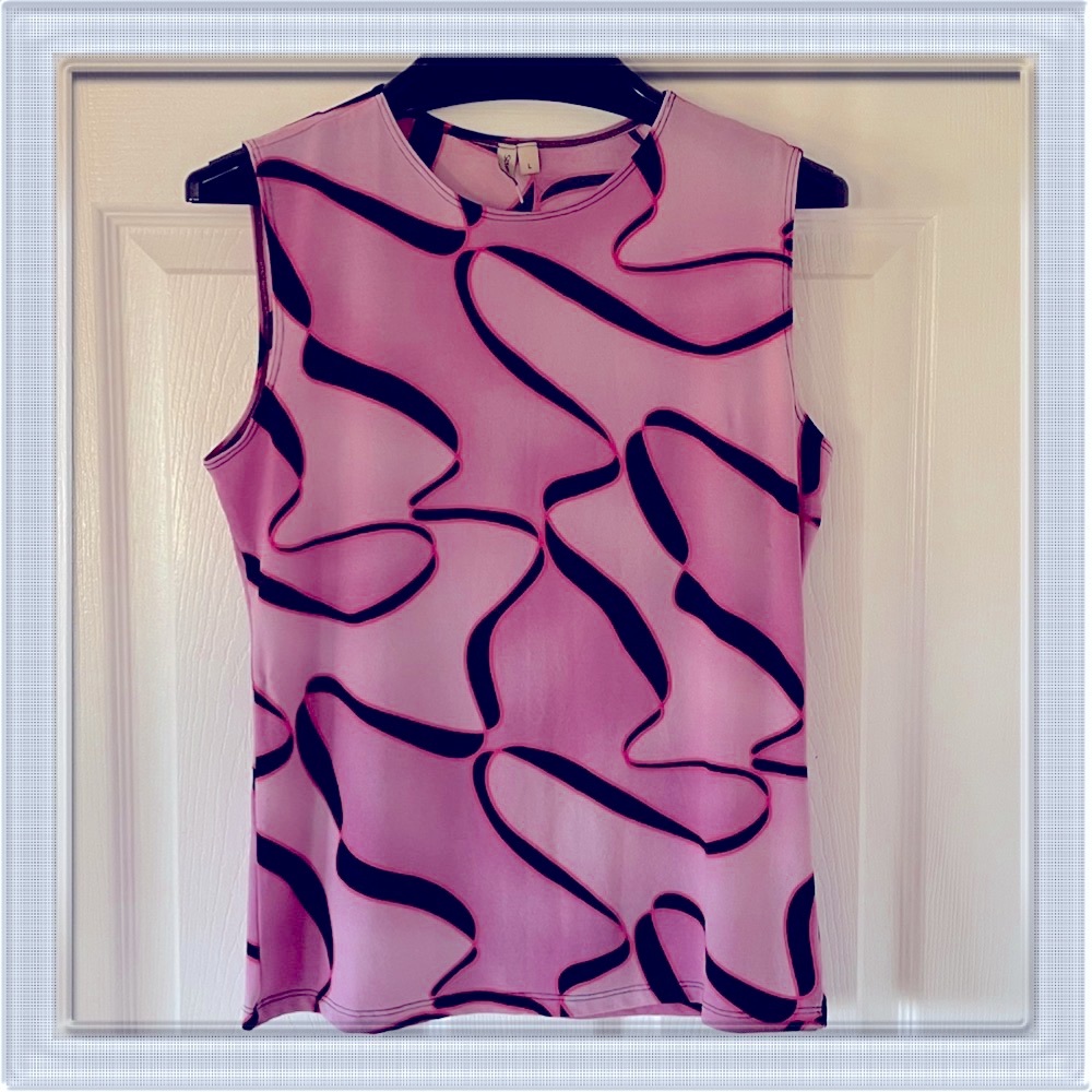 Susan Lawrence Graphic Vintage Top